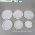 Compostable 10 inch 3-Compartment Cornstarch Round Plates